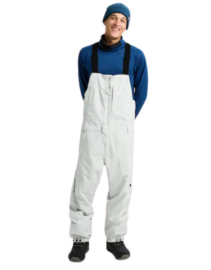 Burton Reserve GORE-TEX 2L Men's Bib Pant 2026 | Gray Cloud